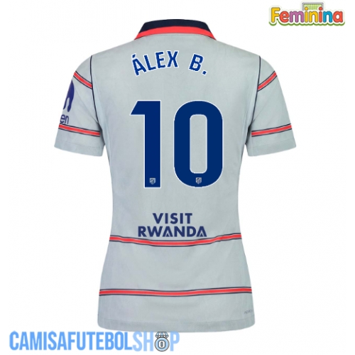 Camisa de time de futebol Atletico Madrid Alex Baena #10 Replicas 3º Equipamento Feminina 2026-27 Manga Curta